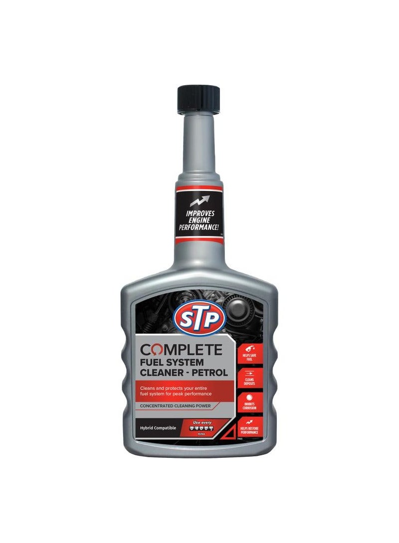 STP Complete Car Complete Fuel System Cleaner For Petrol 400ml Save Fuel Improves Engine Performance - Image 1