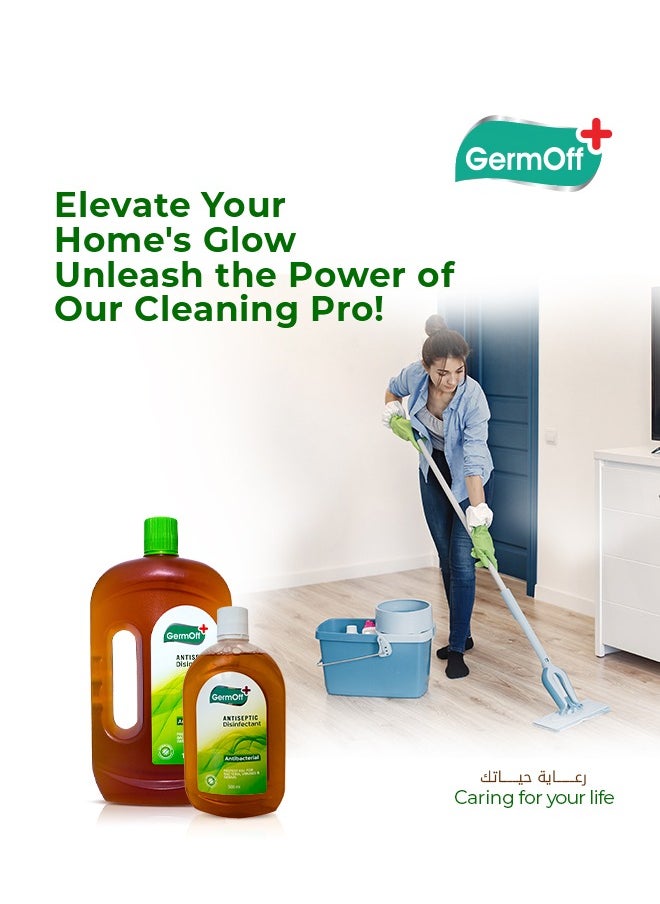 GermOff - PROMO-ANTISEPTIC 1LTR+FREE 500 - Image 1