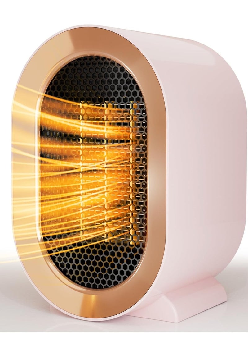 جوشبيرغ مدفأة كهربائية للمساحة، مروحة مدفأة محمولة، سيراميك سريع التسخين وهادئ مع منظم حرارة، مدفأة شخصية للغرفة مع حماية من الحرارة الزائدة والانقلاب - Image 1