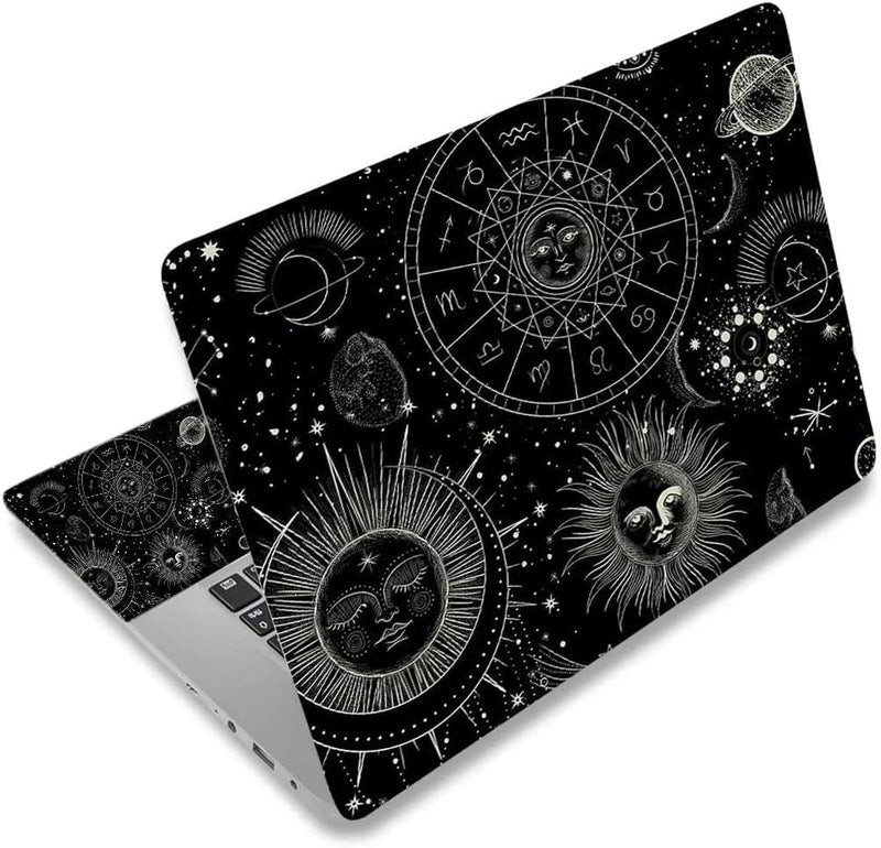 ARS Laptop Skin Sticker Decal for 12"–15.6" Laptops, Waterproof Vinyl Cover Protector for Notebook PC, Removable Decorative Laptop Sticker with Free 2 Wrist Pads, Universal Fit for MacBook, HP, Dell, Lenovo - Image 1