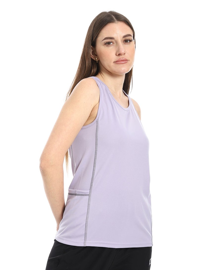 Caesar Women's Cut Sports T-Shirt with Side Pockets - Image 3