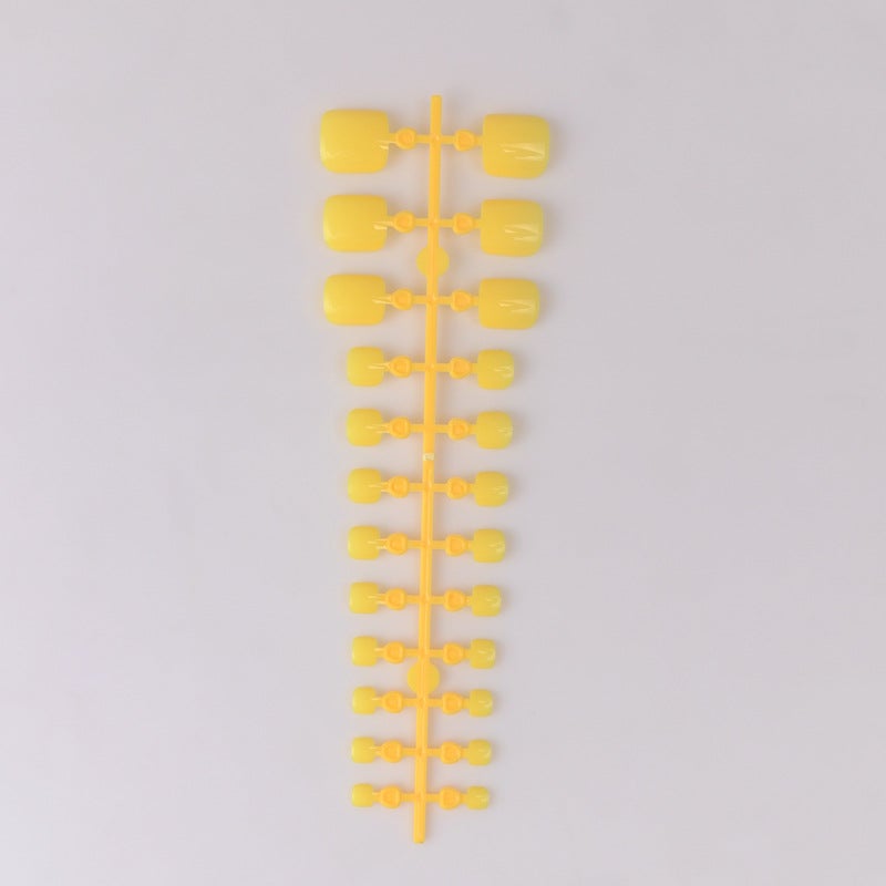 Toenail Bar Ins Style Solid Color Patch Toenail Unsealed Fake Nail Press On Toe Nails - Image 5