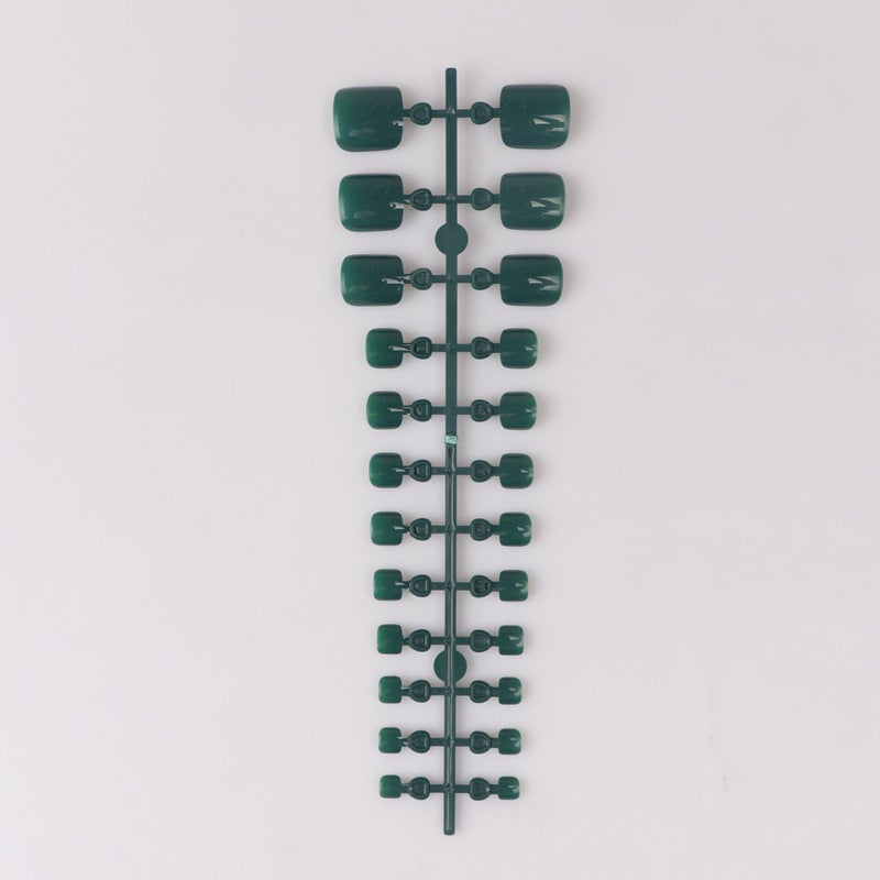 Toenail Bar Ins Style Solid Color Patch Toenail Unsealed Fake Nail Press On Toe Nails - Image 1