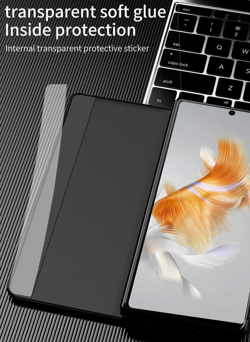 general For Huawei Mate X3 Luxury Business Smart View Stand Flip Leather Cover Case - Image 4