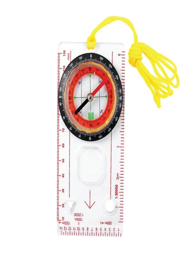 Labzio - Multifunction Compass - Liquid Filled Outdoor Navigation, Camping with Small Magnifying Lens, Scales and Ruler for map Reading (1) - Image 1