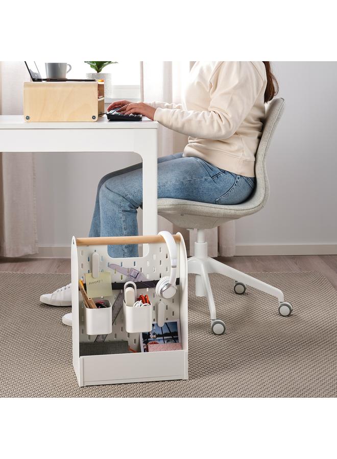 Zaboon Desk organiser, white, 33x21x43 cm - Image 3