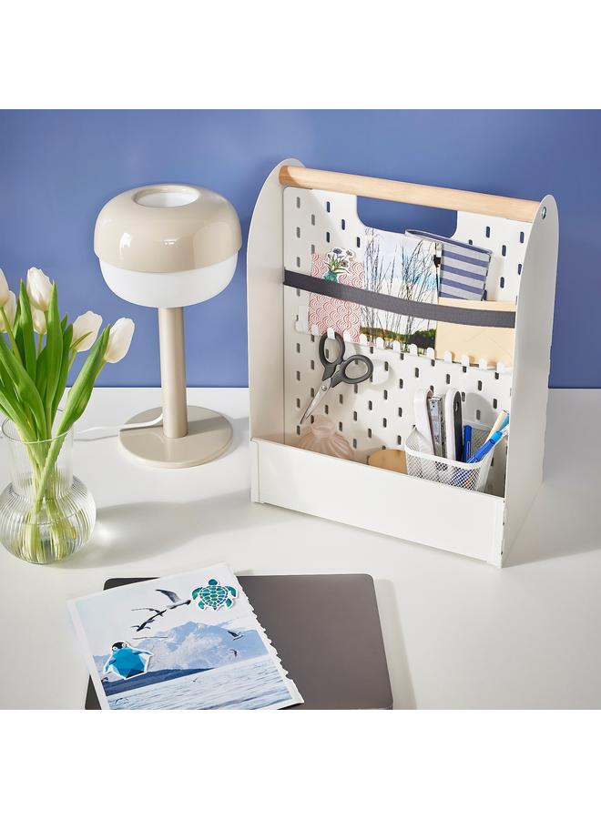 Zaboon Desk organiser, white, 33x21x43 cm - Image 5