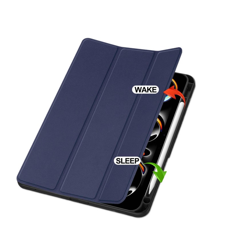 DGG Green Smart iPad Case Compatible with Multiple iPad Models with Pencil Holder - Image 3