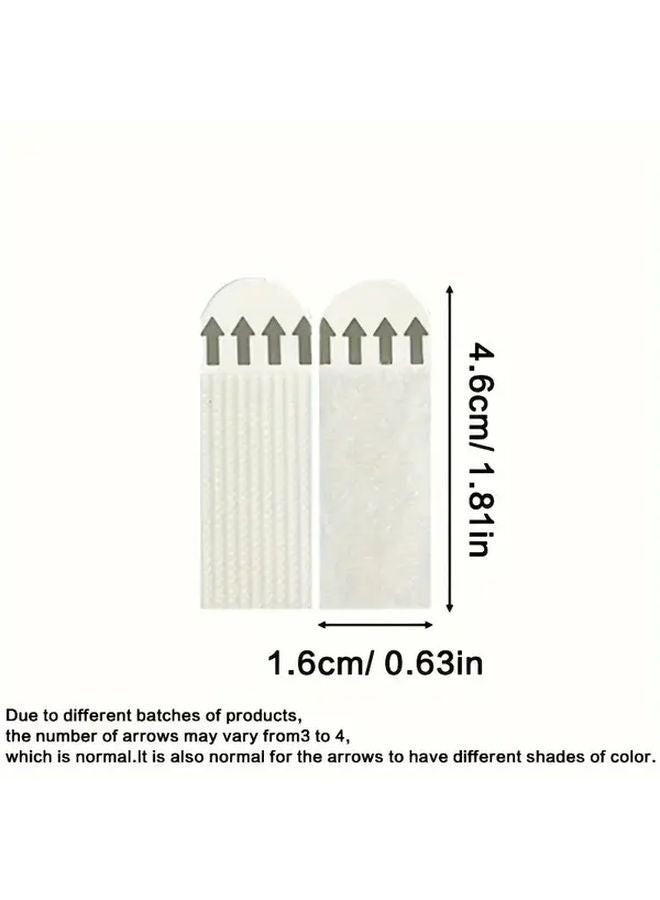 White Heavy Duty Adhesive Picture Hanging Strips No Residue Removable Wall Hooks - Image 5