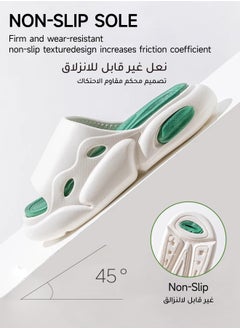 AL-WAHA AL-ZHABIA Cloud Pillow Slippers for Men & Women - Ultra Soft Non-Slip Waterproof Shower Sandals with Thick Cushioned Sole for Indoor/Outdoor Bathroom, Home, Spa Comfort(40-41)  - Image 2