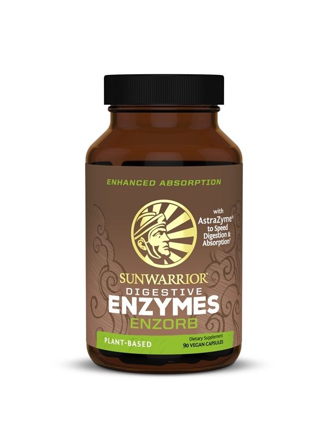 Sunwarrior Digestive Enzymes Probiotic | Plant Based & Vegan with Spore Based Probiotic Essential Supplements to Support Optimal Health for Men & Women Digestive Enzyme Supplements | Enzorb - Image 1