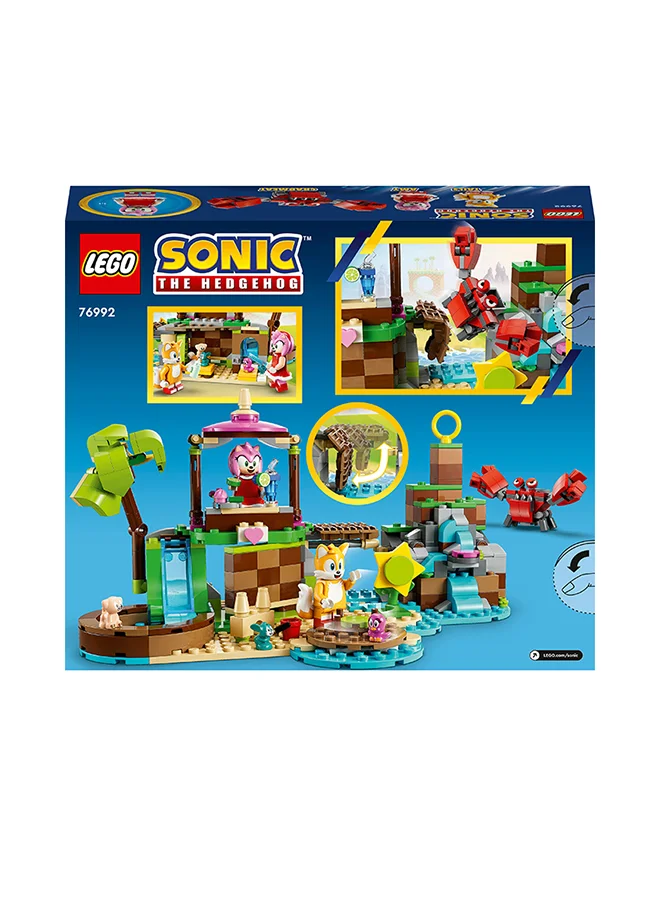 LEGO Sonic The Hedgehog Amy’S Animal Rescue Island 76992 Building Toy Set For Ages 7+; Includes 6 Characters And Accessories For Creative Role Play (388 Pieces)