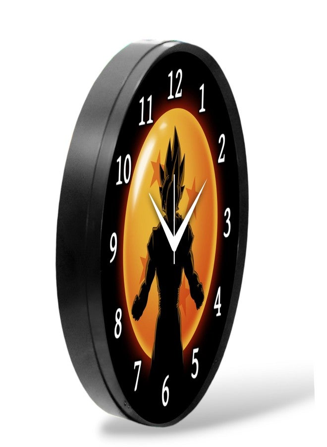 Babawill Anime Dragon Ball Z Wall Clock for Home & Office | Super Saiyan Theme Decorative Analog Wall Clock for Living Room, Bedroom & Kids Room - Image 2