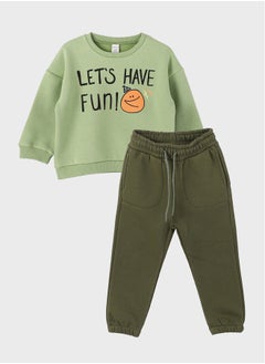 Crew Neck Printed Baby Boy Sweatshirt and Sweatpants 2-Pack - pzsku/Z421DE24A0DB5BE1DD156Z/45/_/1735652088/8b69abe8-e875-4c75-b291-6f1d386dcd9a