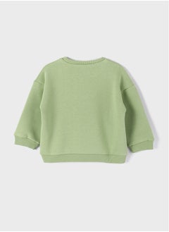 LC WAIKIKI Crew Neck Printed Baby Boy Sweatshirt and Sweatpants 2-Pack  - Image 3