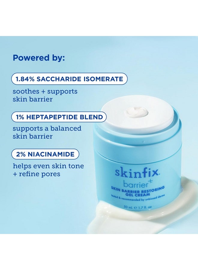 Skinfix Barrier+ Skin Barrier Restoring Gel Cream: Formulated With Niacinamide & Peptides, Ideal For Oily And Blemish-Prone Skin, Restores Skin Barrier, 1.7 Oz  - Image 2