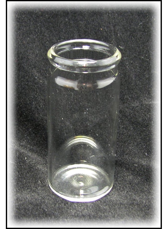 C. B. Gitty "Medicine Vial" 2 1/4-inch Glass Guitar Slide - a classic slide style for playing the blues - Image 2