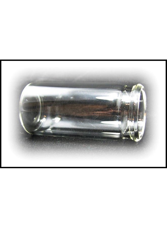 C. B. Gitty "Medicine Vial" 2 1/4-inch Glass Guitar Slide - a classic slide style for playing the blues - Image 1