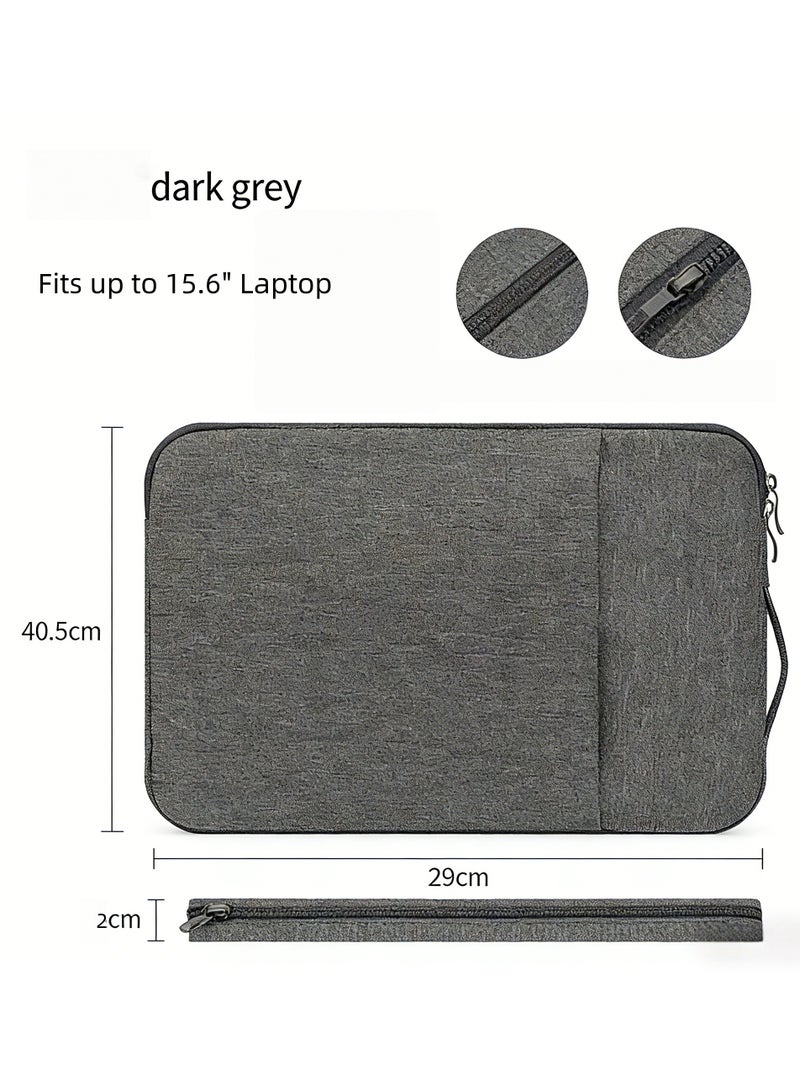 حقيبة حماية مقاومة للماء لجهاز الكمبيوتر المحمول بمقاس 15.6 بوصة، مناسبة لـ MacBook Air Pro وHP وDell وLenovo وASUS - Image 3