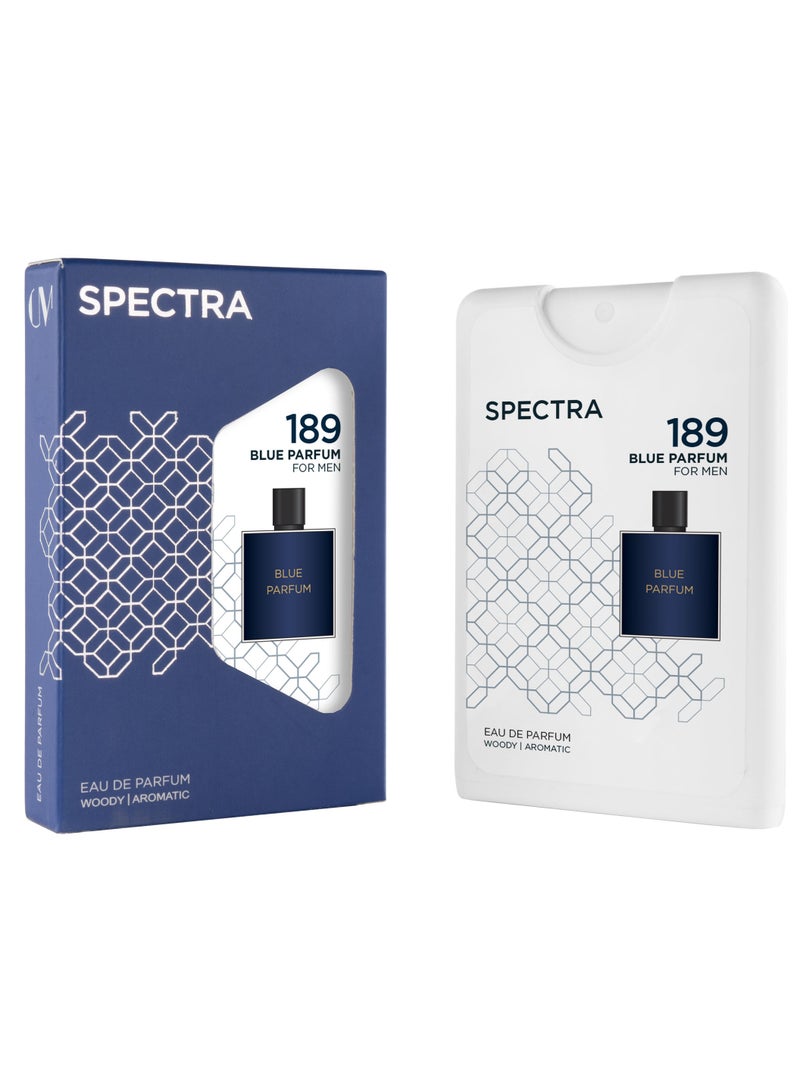 سبكترا بوكيت 189 عطر بلو بارفيوم بيرفيوم للرجال - 18مل - Image 1