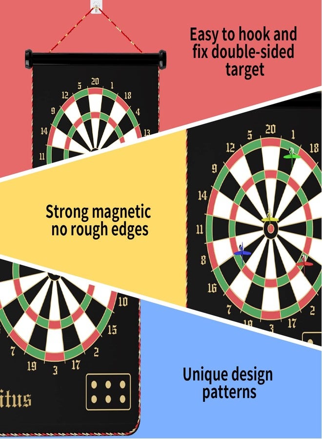 Gitus Magnetic Dart Board Indoor Outdoor Games for Kids with 12 Darts, Gifts for Teenage Boys Teen Boys Gifts Ideas Toys Gifts for 8 9 10 11 12 13 Year Old Boy Game Room Decor - Image 5