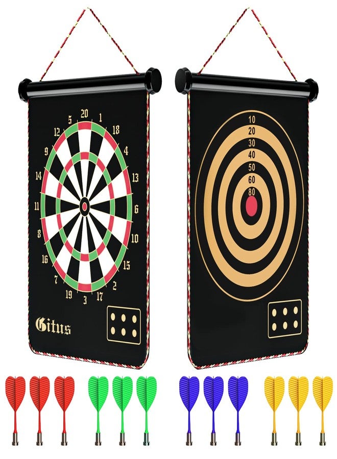 Gitus Magnetic Dart Board Indoor Outdoor Games for Kids with 12 Darts, Gifts for Teenage Boys Teen Boys Gifts Ideas Toys Gifts for 8 9 10 11 12 13 Year Old Boy Game Room Decor - Image 1