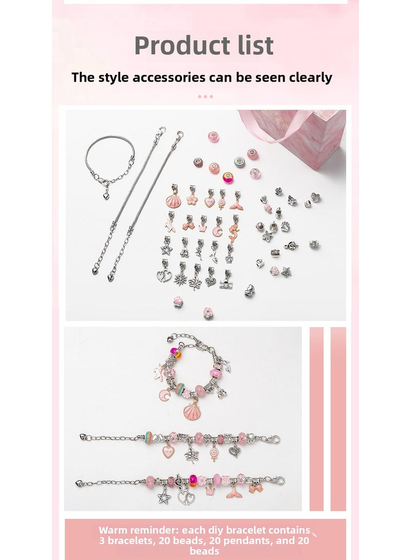 DIY Handmade Bracelet-Making Kit For Girls - Creative Birthday Gift Set With Jewelry Box - Fun & Easy Jewelry Craft Activity For Kids  - Image 4