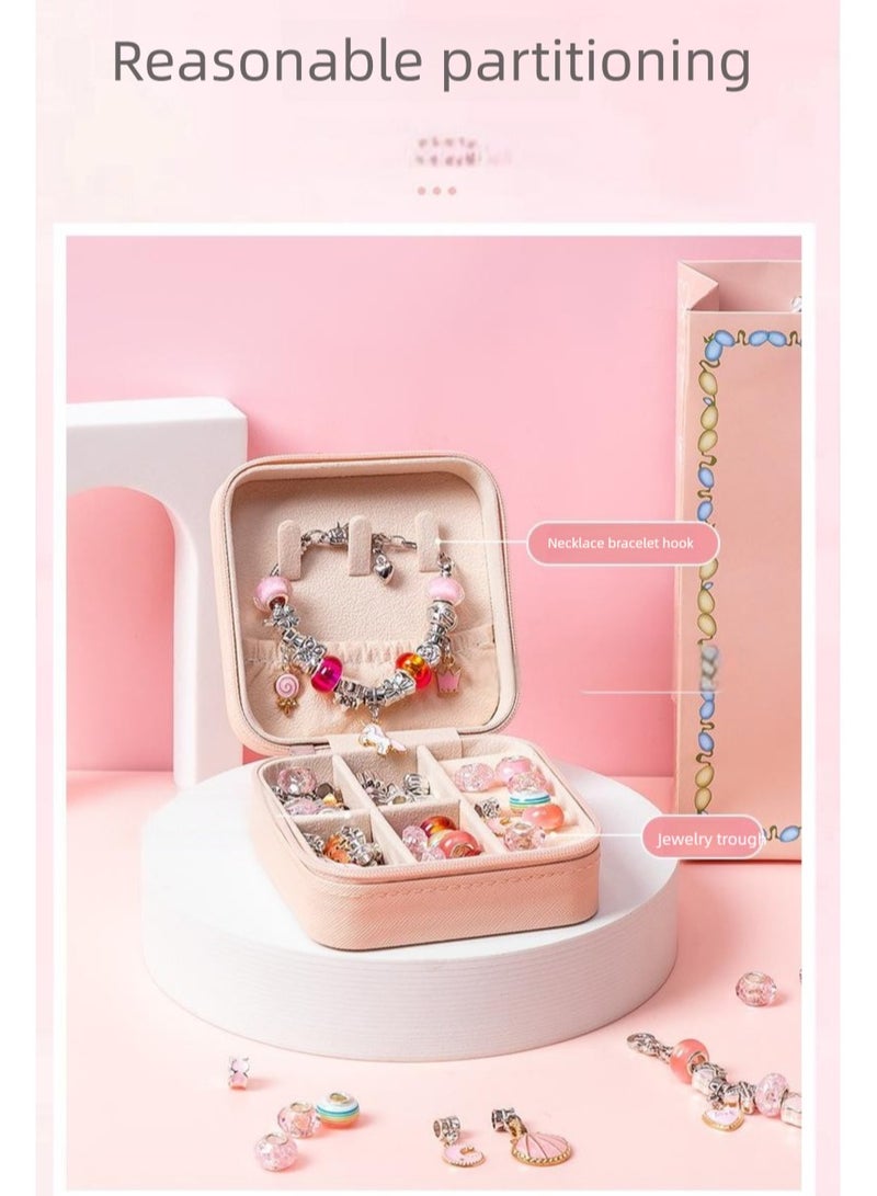 DIY Handmade Bracelet-Making Kit For Girls - Creative Birthday Gift Set With Jewelry Box - Fun & Easy Jewelry Craft Activity For Kids  - Image 5