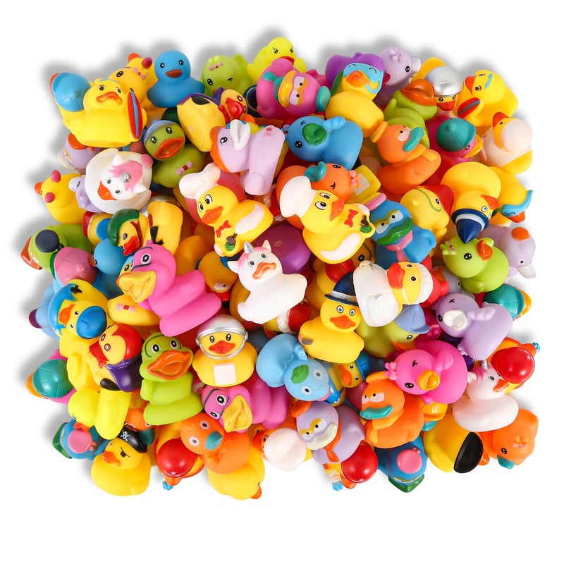 Audaisyly Rubber Ducks Bath Toy for Kids Assortment Duckies for Jeep Ducking Pool Floater Ducky Bathtub Beach Toys Party Favors Birthday - Image 2