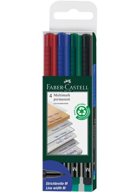 FC Marker Multimark Permanent M Wallet of 4