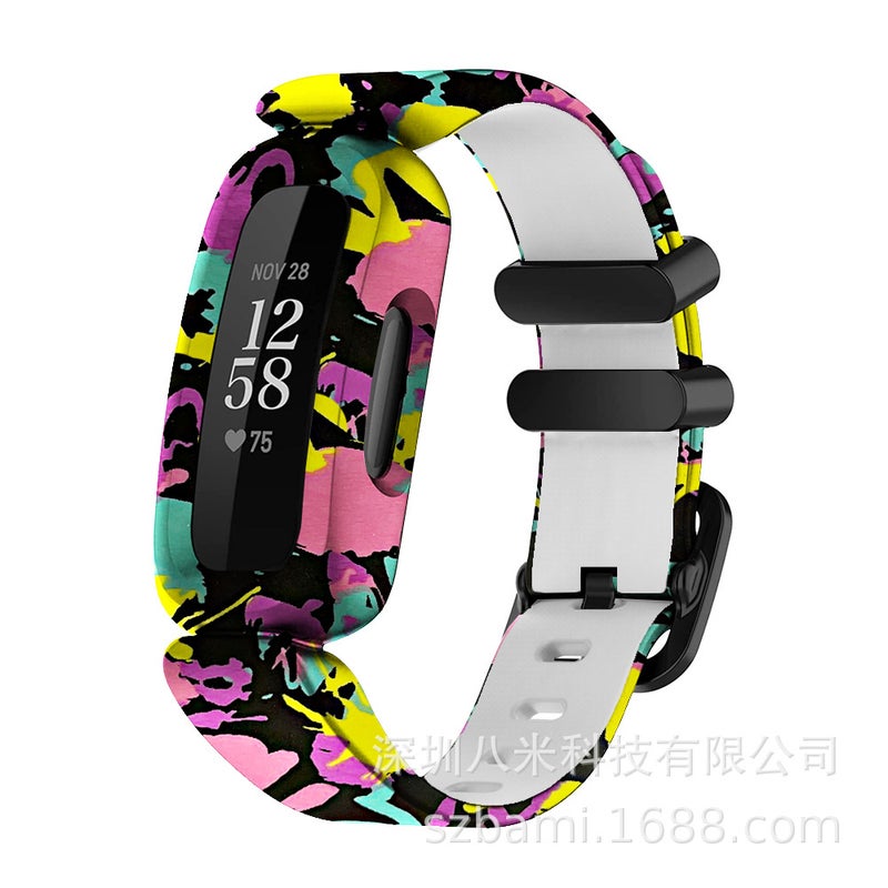 Suitable For Fitbit Ace3 Children'S Bracelet Integrated Strap Fitbit Inspire2 All-Inclusive Silicone Strap - Image 1