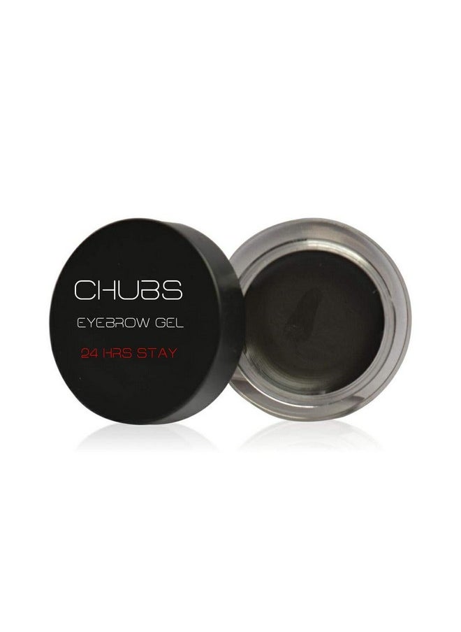 Chubs Multipurpose Eyebrow Gel And Gel Liner With Brush (Charcoal Black )  - Image 2