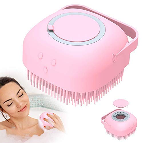 SHEELO Silicon Body Bath Brush With Shampoo Dispenser and Back Scrubber Bath Brush Combo. - Image 5