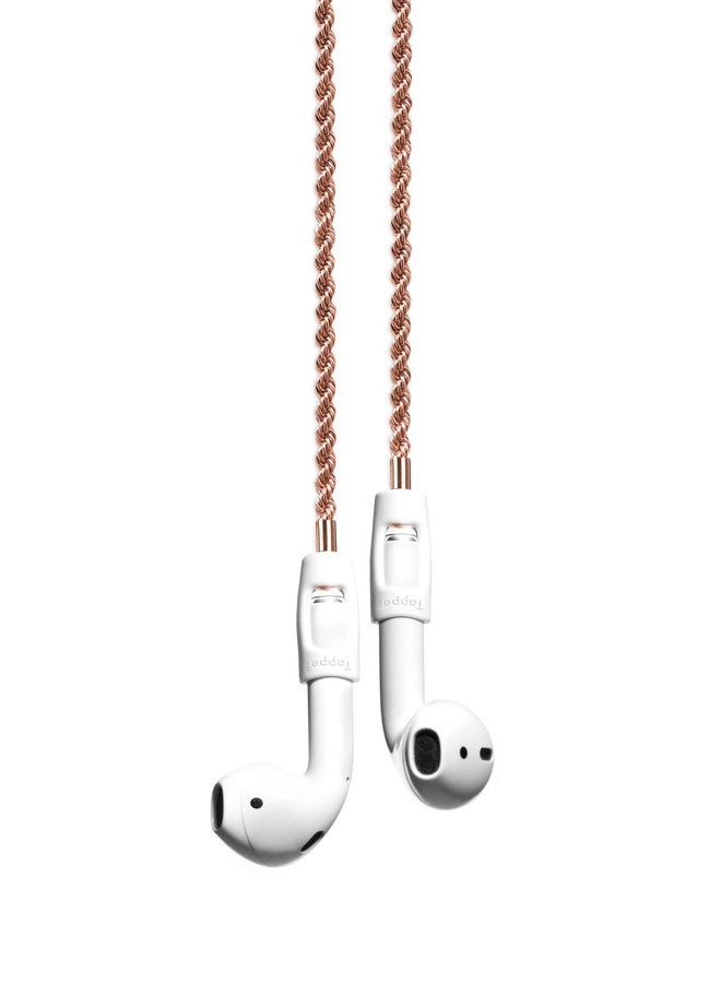 Tapper 18K Rose Gold Plated Rope Chain for AirPods & AirPods Pro - Image 1