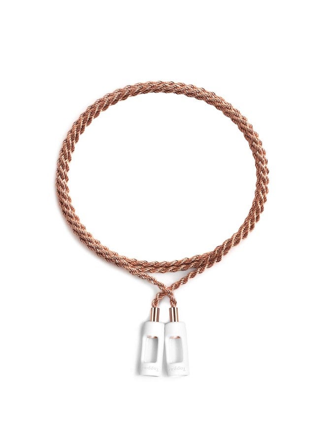 Tapper 18K Rose Gold Plated Rope Chain for AirPods & AirPods Pro - Image 4
