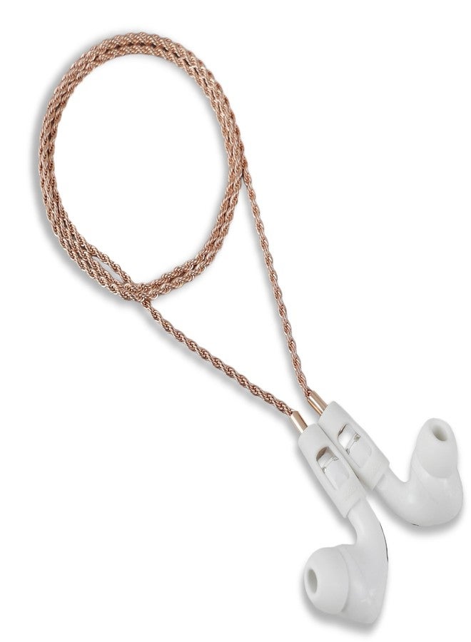 Tapper 18K Rose Gold Plated Rope Chain for AirPods & AirPods Pro - Image 3