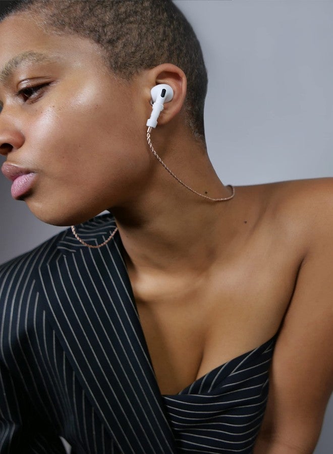Tapper 18K Rose Gold Plated Rope Chain for AirPods & AirPods Pro - Image 5