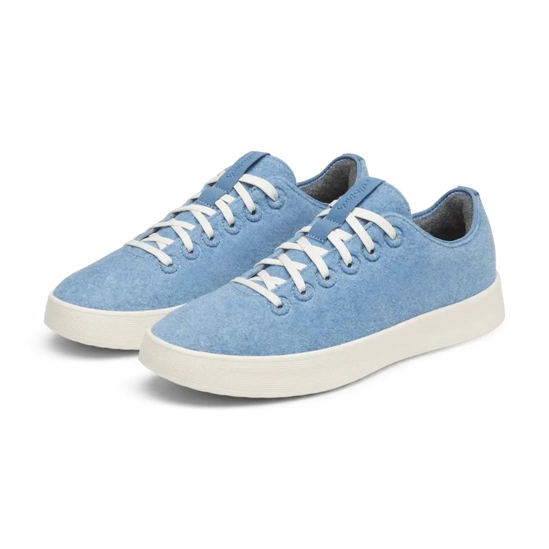 اول بيردز Women's Wool Cruiser - NZ Light Blue (Natural White Sole)
