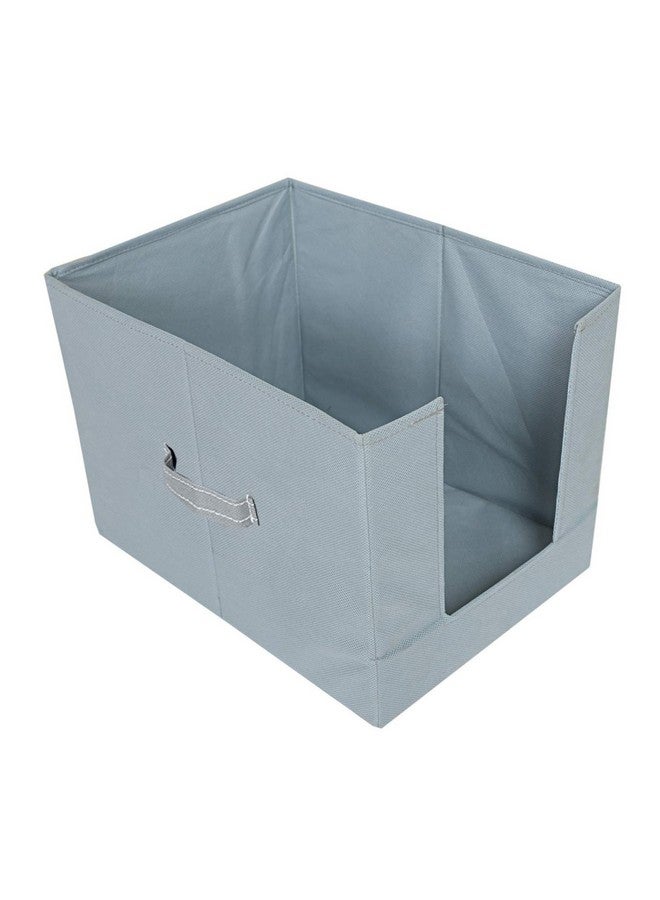 Kuber Industries Kuber Industries Pack of 2 Storage Organizer | Non-Woven Shirt Stacker | Foldable Wardrobe Organizer for Clothes | T-Shirts Organiser for Wardrobe | Grey - Image 2