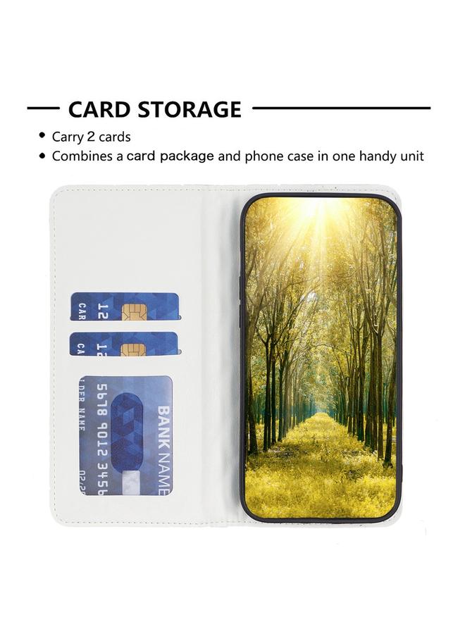 Zaboon Case For iPhone 13 Diamond Lattice Magnetic Leather Flip Phone Case - Image 5