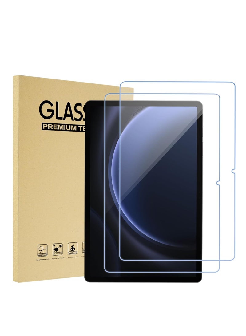 Procases 2 Pack Screen Protector For Galaxy Tab S9 Fe Plus S9 Plus S8 Plus Tab S7 Fe Tab S7 Plus 12.4 Inch 9H Hardness Tempered Glass Hd Clear Film For Galaxy Tablet Sm X610 X810 X800 T730 T970 - Image 1