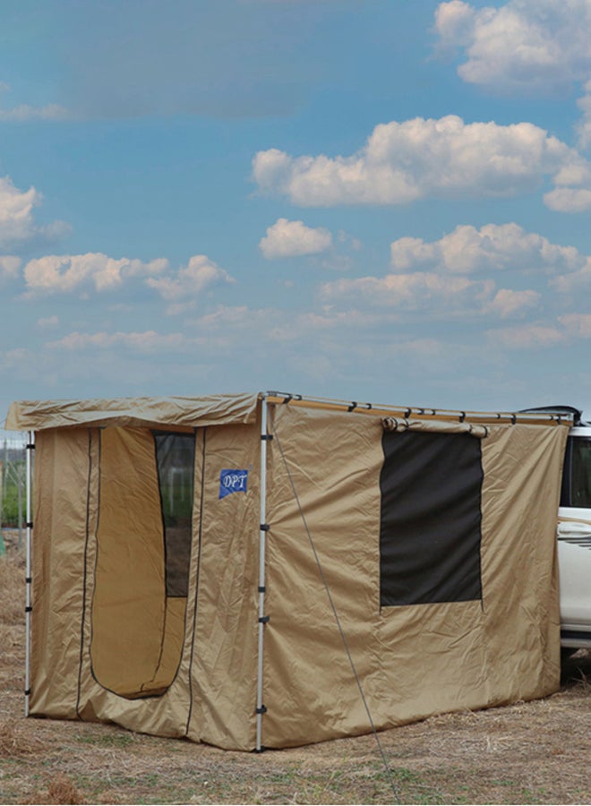 DPT Car Side Tent, Kaki, 200x300 Cm - Image 2