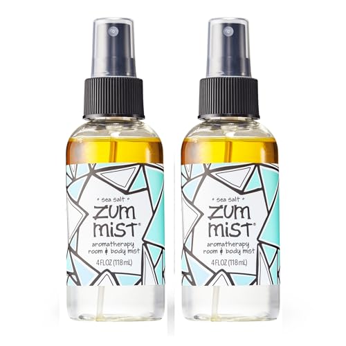 Indigo Wild Zum Mist Room & Body Spray - Aromatherapy Essential Oil Spray - Natural Body Mist & Room Spray - Sea Salt Scent - 4 fl oz (2 Pack) - Image 1