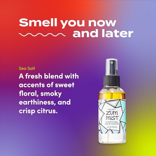 Indigo Wild Zum Mist Room & Body Spray - Aromatherapy Essential Oil Spray - Natural Body Mist & Room Spray - Sea Salt Scent - 4 fl oz (2 Pack) - Image 3