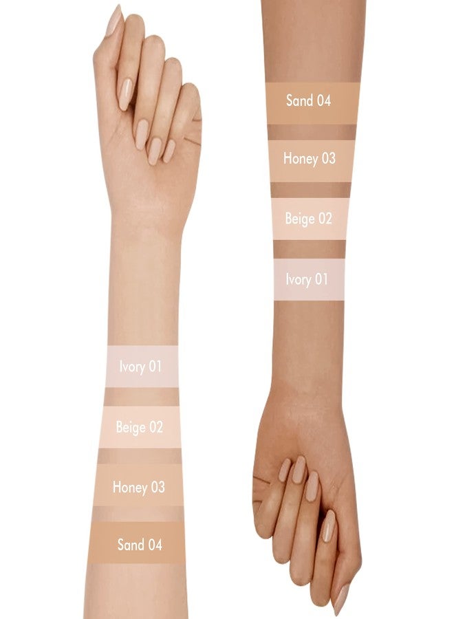 Colors Queen Fit For U Oil Free Foundation with Primer - Ivory, 50 ml | Long Lasting & Waterproof, Medium to Full Coverage, Weightless Matte Foundation - Image 5
