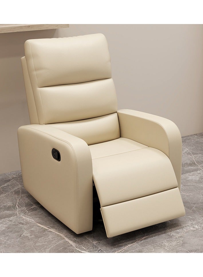 Generic Massage Swivel Rocker Recliner Chair with Heat and Vibration Soft Fabric Ergonomic Rocking Comfy Oversized Lounge Chair Big and Tall Recliner Single Sofa with Side Pockets, USB Charge Port  - Image 1