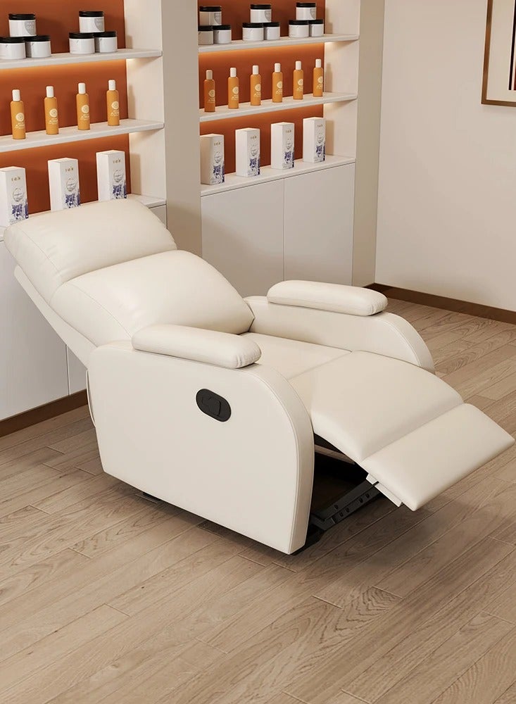 Generic Massage Swivel Rocker Recliner Chair with Heat and Vibration Soft Fabric Ergonomic Rocking Comfy Oversized Lounge Chair Big and Tall Recliner Single Sofa with Side Pockets, USB Charge Port  - Image 5