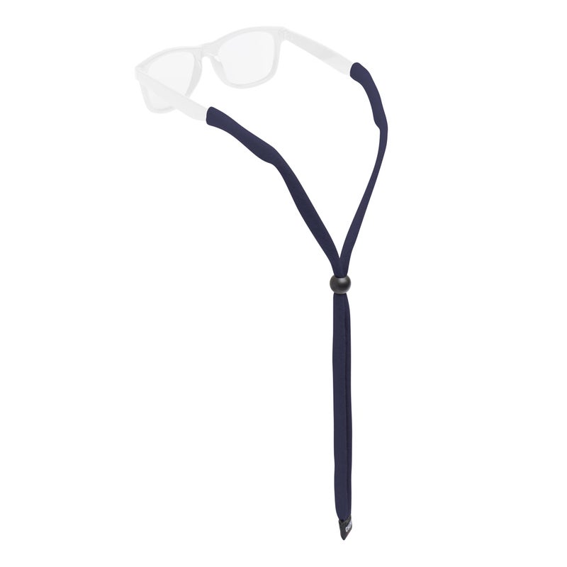 CHUMS Chums Original Cotton Retainer - Unisex Eyewear Keeper for Sunglasses & Glasses - Adjustable Fit, Washable & Made in USA (Standard-End, Navy),One Size,Petrel S54  - Image 1