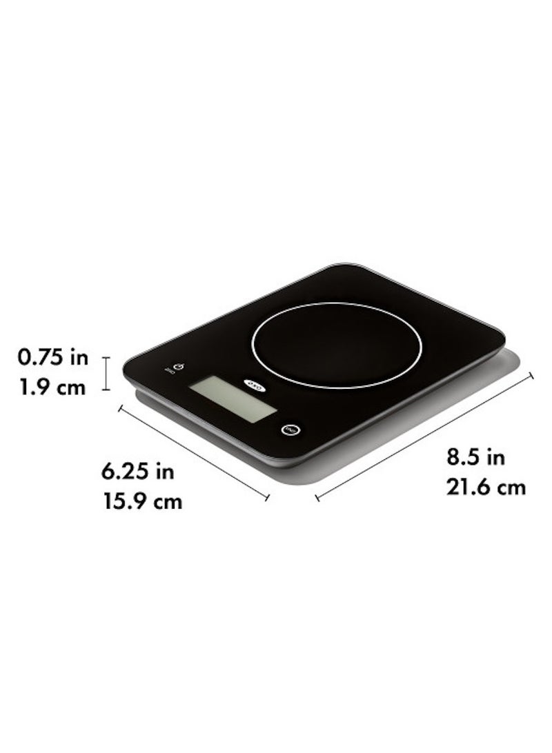 أوكسو ميزان طعام زجاجي للاستخدام اليومي من أوكسو جي جي 11 رطل/5 كجم - Image 2