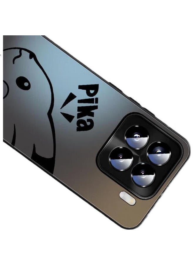 Xp Suitable For Xiaomi 15 Pro Phone Case Lens Full Coverage Xiaomi 15 Pro Frosted Heat Dissipation Matte Anti-Fingerprint Anti-Drop Silicone Men And Women Couple - Graphite Calligraphy All Smooth - Image 3